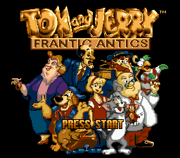 Tom and Jerry - Frantic Antics (USA) (1993) Title Screen